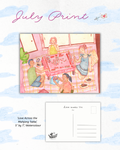 July Art Print - 5" by 7"